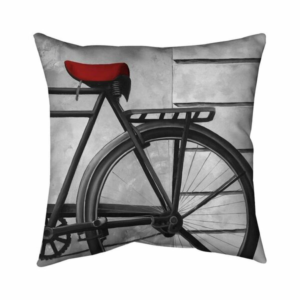 Fondo 26 x 26 in. Rear Bicycle-Double Sided Print Indoor Pillow FO2794603